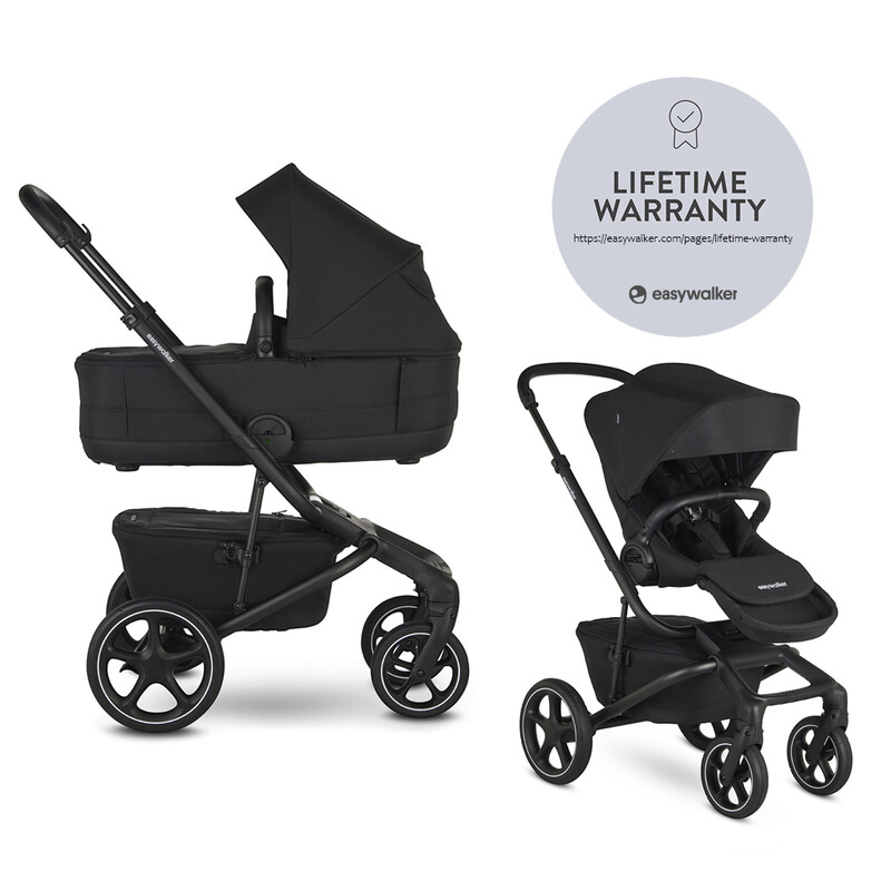 EASYWALKER - Kombinált babakocsi Jimmey 2in1 Pepper Black LITE RWS