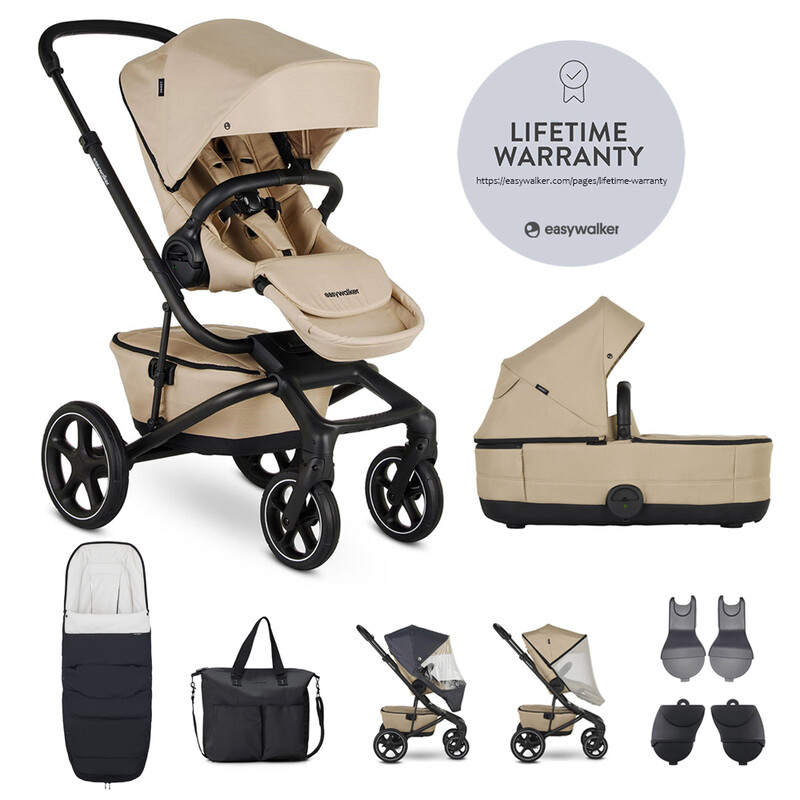 EASYWALKER - Kombinált babakocsi Jimmey Sand Taupe XXL RWS