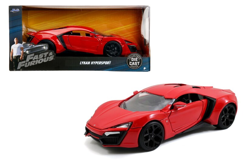 JADA - Gyors és dühös Lykan Hypersport autó 1:24