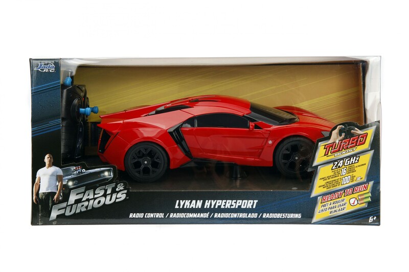 JADA - Gyors és dühös RC Lykan Hypersport autó 1:16