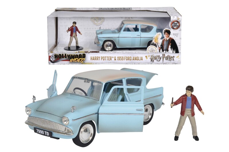 JADA - Harry Potter Ford Anglia 1959 1:24 figura Harry Potterrel