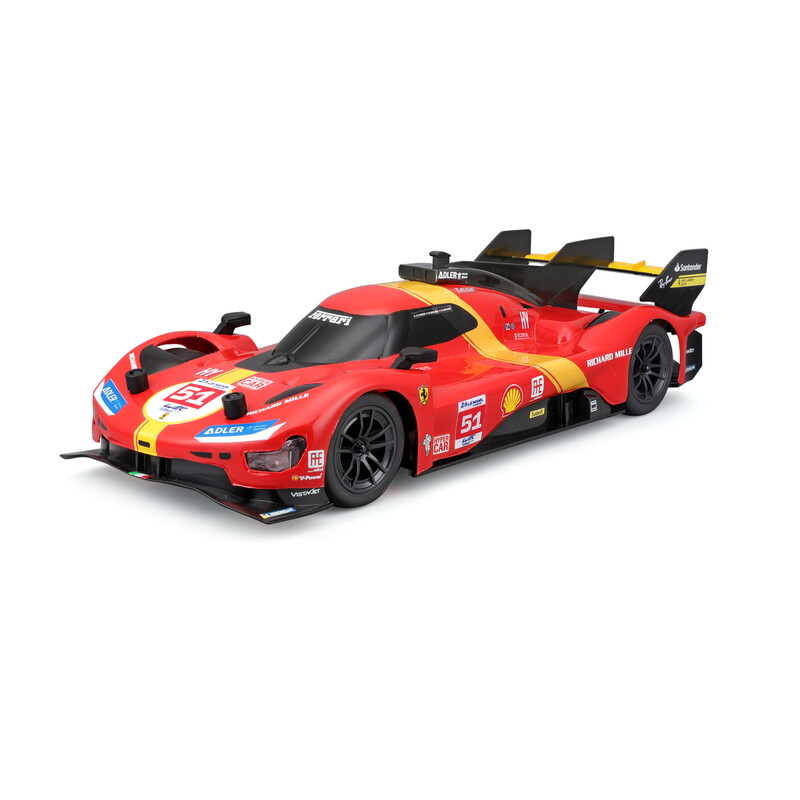 MAISTO - RC - 1:16 RC FERRARI 499P LHM (2023 24H LE MANS BAJNOK) világítással