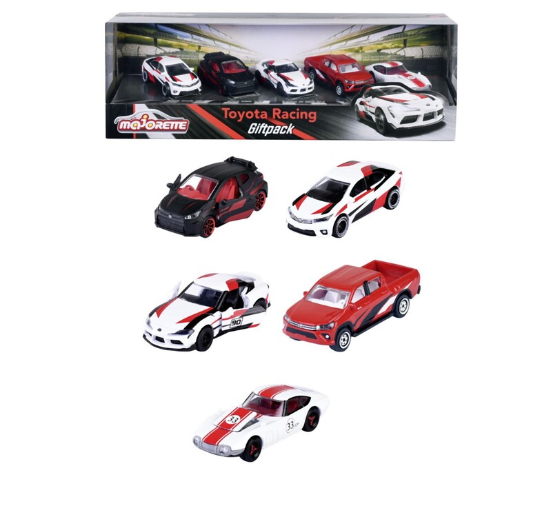 MAJORETTE - Toyota Racing Ajándék szett 5 db