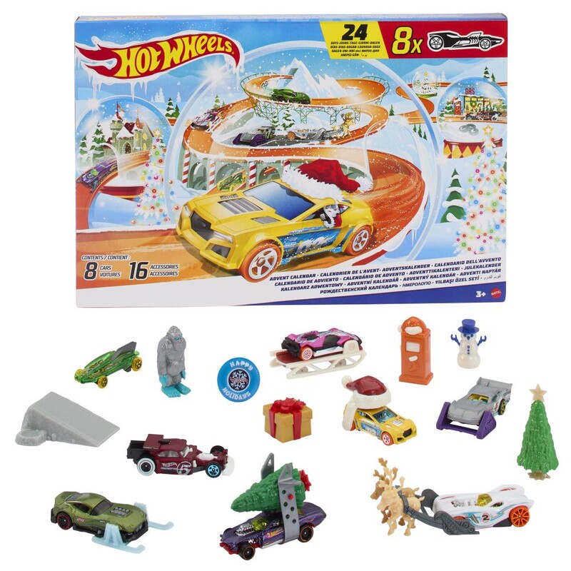 MATTEL - Hot Wheels Adventi Naptár 2024