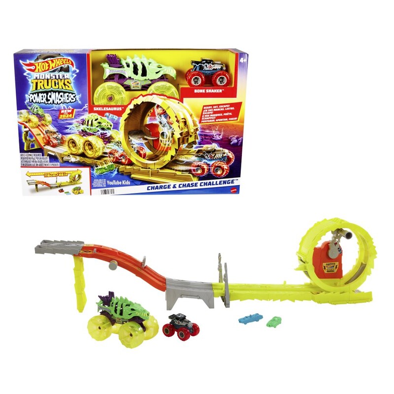 MATTEL - Hot Wheels Monster Trucks Power Smashers Óriási Rombolás Pálya