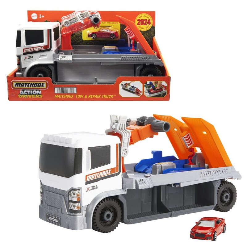 MATTEL - Mega Bloks Action Drivers Vontatás és Javító Jármű