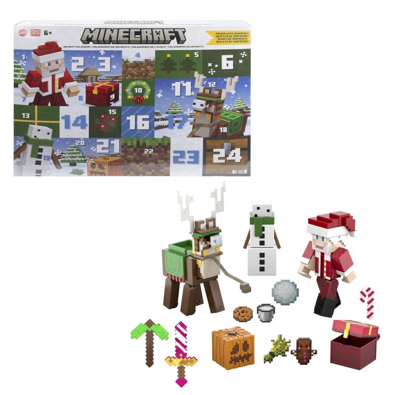 MATTEL - Minecraft Adventi Naptár 2024