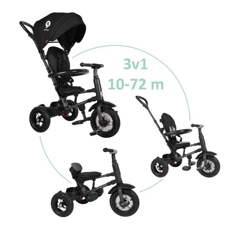 QPLAY - Rito air gel (Rubber) trike Black